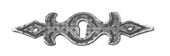 170/A/1 Nábytkové kování na klíč 121x31mm