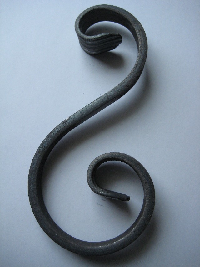 KC025AH Spirála s ozdobou 12x6,170x80.