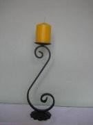 Svícen 'spirála' Materiál:kov-Barva:černá-v-3