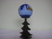 Svícen stromeček,materiál kov,barva hnědá,11c