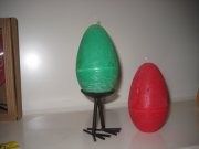 Svícen velikonoční noha,v-8cm.